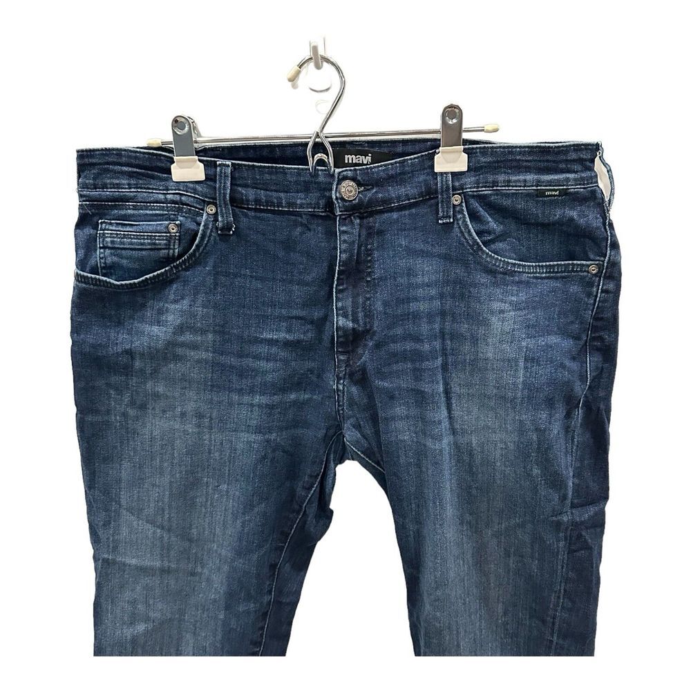MAVI Jeans Mens Size 38x32 Marcus Slim Straight Leg Jeans Dark Wash Denim